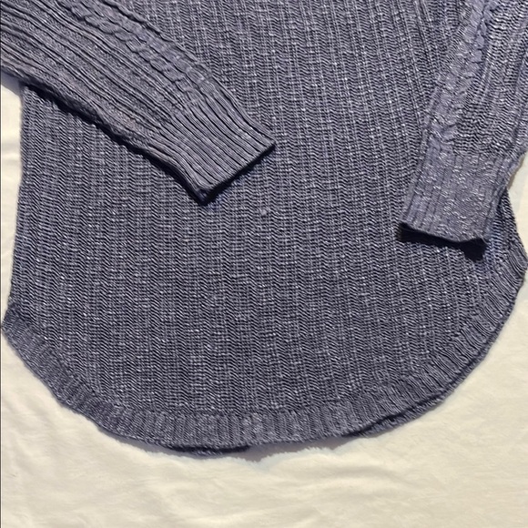 Pink Republic Blue Crew Neck Sweater with Ribbed Detailing - Picture 6 of 9